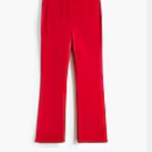 J. Crew Women's Kelsey Flare Pant Red Petite 20 NWT $98